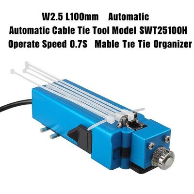 kupować Opaski kablowe W2.5 L100mm Automatyczne narzędzie do opasek kablowych Model SWT25100H Szybkość działania 0.7S Profesjonalny szybki organizer do opasek kablowych online manufacture