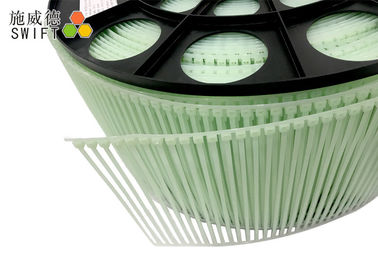 kupować 4000 szt. Szpulowe nylonowe szerokie zamki błyskawiczne, przezroczyste zamki błyskawiczne 200 mm długość 3,6 mm szerokość online manufacture