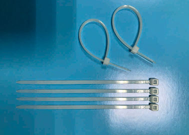 kupować Samozamykające się nylonowe opaski kablowe Czarny biały poliamid 66 Szerokość 2,5 mm Długość 100 mm 4 cale online manufacture