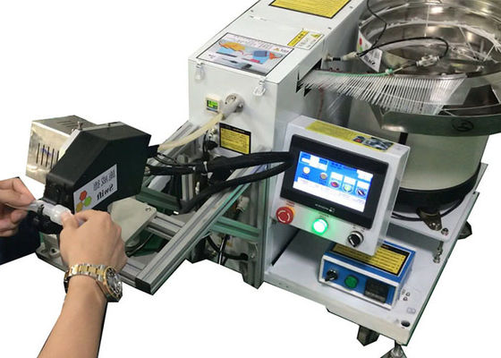 kupować Szybkie wiązanie 2400 sztuk / h Automatyczna maszyna do ściągania zamków do cewek miedzianych online manufacture