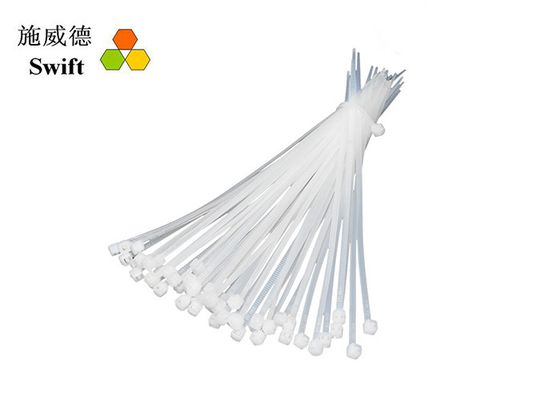 kupować Białe nylonowe opaski kablowe 2,5 * 120 mm 8 kg Wytrzymałość na rozciąganie Certyfikat UL RoHS online manufacture