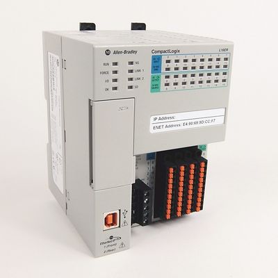 24 V DC 1769-L16ER-BB1B Allen Bradley z kontrolerem wejścia/wyjścia Compactlogix 384 KB